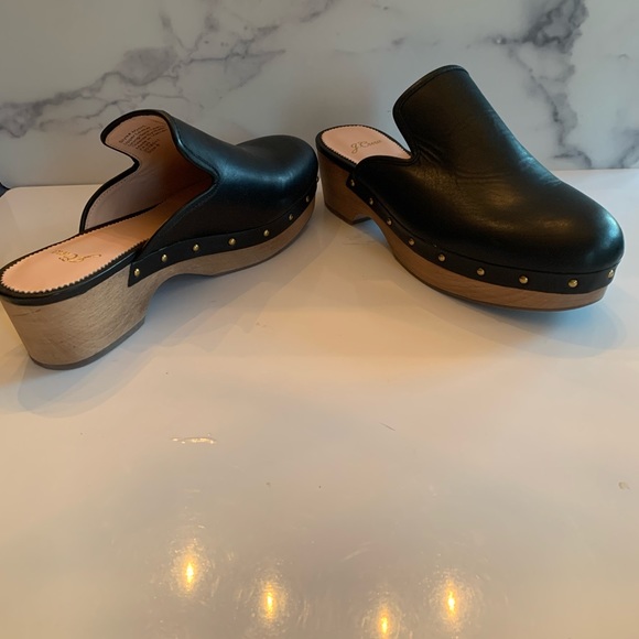 J Crew Dakota Leather Clogs / Sold Out! - Picture 6 of 7